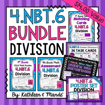 Preview of 4.NBT.6 BUNDLE: Division