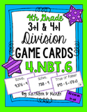 4.NBT.6 Game Cards: Long Division (3 & 4 Digit Dividends)