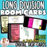 4.NBT.B.6 Long Division BOOM Cards BUNDLE 