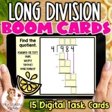 Long Division BOOM Cards - Set 1 | Digital Task Cards | 4.NBT.B.6