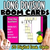 Long Division BOOM Cards | Digital Task Cards | 4.NBT.B.6
