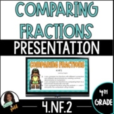 4.NF.2 Comparing Fractions Google Slides Teaching Presentation