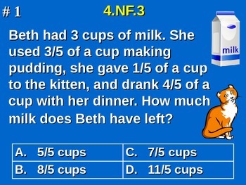 Preview of 4.NF.3 4th Grade Math - Understand A Fraction As A Sum Of Fractions