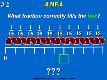 Preview of 4.NF.4 4th Grade Math - Understand and Multiply Fractions Bundle with Google