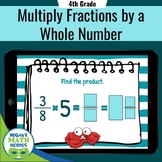 4.NF.4 Multiply Fractions by Whole Number Task Cards | BOO