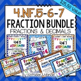 4.NF.5, 4.NF.6, & 4.NF.7 BUNDLE: Fractions & Decimals