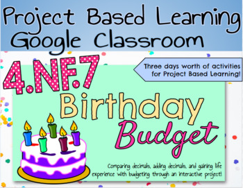 Preview of 4.NF.7 Decimals Project Based Learning: Digital Classroom