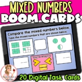 4.NF.a.2 Mixed Numbers BOOM Cards | Digital Task Cards