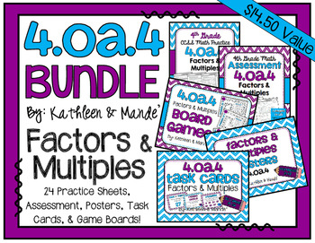 Preview of 4.OA.4 BUNDLE: Factors & Multiples