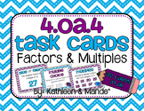 4.OA.4 Task Cards: Factors & Multiples
