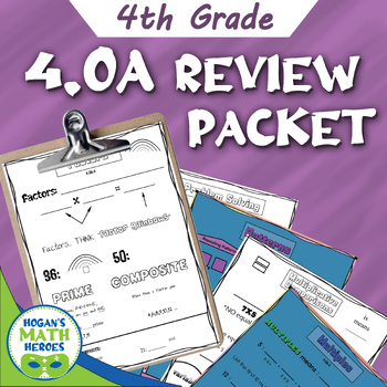 Preview of 4.OA Review Packet