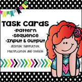 Math Task Cards:Patterns and Sequences