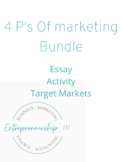4 P's of Marketing - Marketing Mix Bundle- BEST SELLER