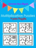 4-Piece Multiplication Puzzles