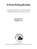 4-Point Essay Writing Booklet