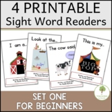 4 Printable Beginning Early Readers to reinforce Sight Wor