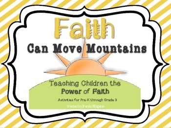 4 printable faith activities teaching children faith scripture