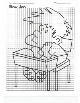 coordinate graphing mystery picture four quadrants pdf