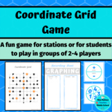 4 Quadrants Coordinate Grid Game