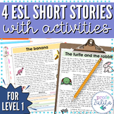 4 Reading Comprehension Stories & 8 Activities Level 1 : B