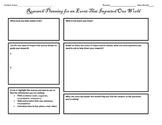 4 Research Ideas Planning Forms