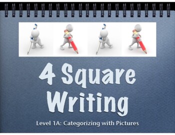 Preview of 4 SQUARE WRITING (KINDERGARTEN + 1ST GRADE)