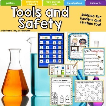 Preview of Science Tools and Safety Kindergarten, Back to School