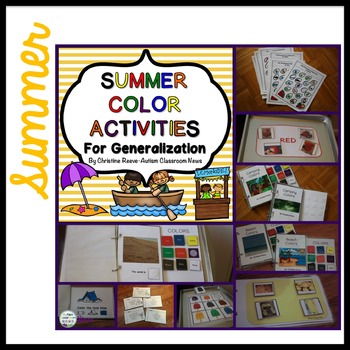 Color Activities*4 Seasons Bundle for Generalization {Autism, Early ...