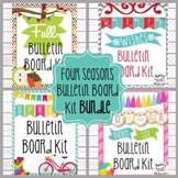 4 Seasons (Fall-Winter-Spring-Summer)  Bulletin Board Kit Bundle