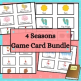 4 Seasons Matching Game Cards for Memory and Go Fish