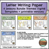 Summer Letter Writing Paper Digital Templates and Printable