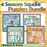 CRITICAL THINKING PUZZLES BUNDLE Seasons Brain Teasers Dif