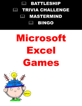 Preview of 4 Self Directed Microsoft Excel Games