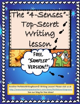 4 Senses - FREEBIE Guided Short Story Writing Activity