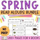 Spring Read Aloud Lesson Plan and NO PREP Activities BUNDL