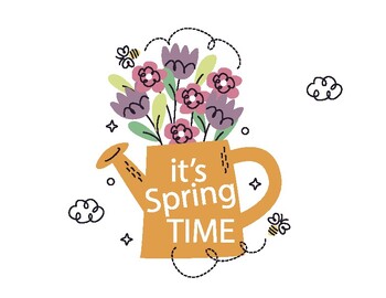 Preview of 4 Spring lovely posters - for class decoration  - ready to print