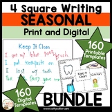 4 Square Writing Prompts for K-1 | All-Year Templates | SE
