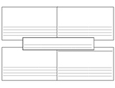 4 Square graphic organizer writing template