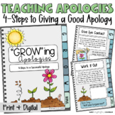4-Step Apology Lesson for School Counselors