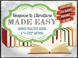 4-Step Response to Literature- Citing Evidence, CCSS Align