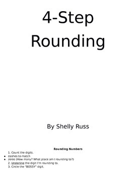 Preview of 4-Step Rounding