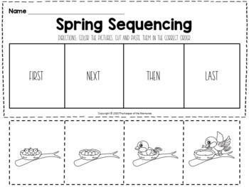 Sequencing Worksheets - The Keeper of the Memories