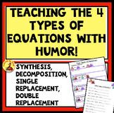 4 TYPES Of CHEMICAL REACTIONS with HUMOR! Synthesis, Decom