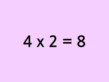 Preview of 4 Times Table mp4 Test Video from "Multiplication Songs" by Kathy Troxel