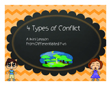 4 Types of Conflict Mini Lesson