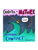 4 Types of Conflict Printable Color Posters (PDF)