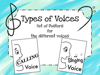 4 Types of Voices: Posters