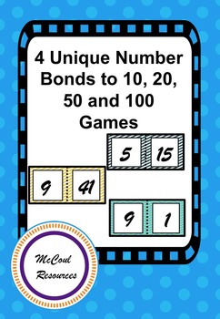 4 unique number bonds to 10 20 50 and 100 games by mccoul resources