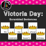4 Victoria Day Scrambled Sentences PLUS Recording Page