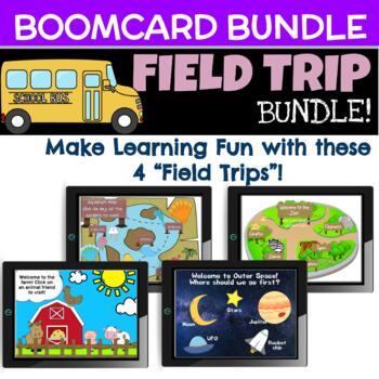 Preview of 4 Virtual Field Trips (BOOMCARD BUNDLE)